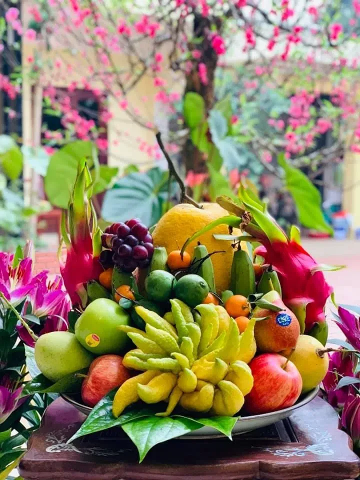 chọn đúng số lượng quả khi sắp mâm ngũ quả