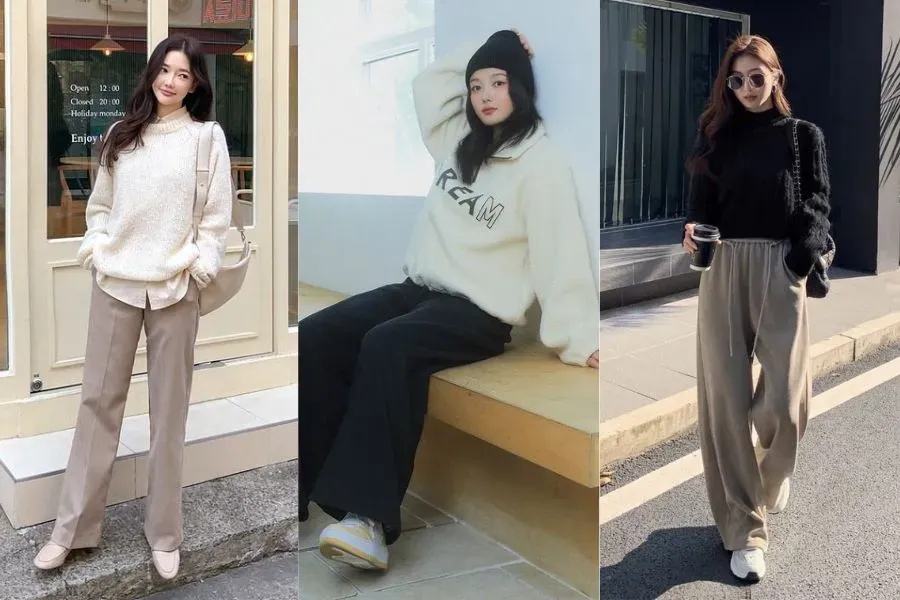 mix match đồ thoải mái với hoodie, sweater