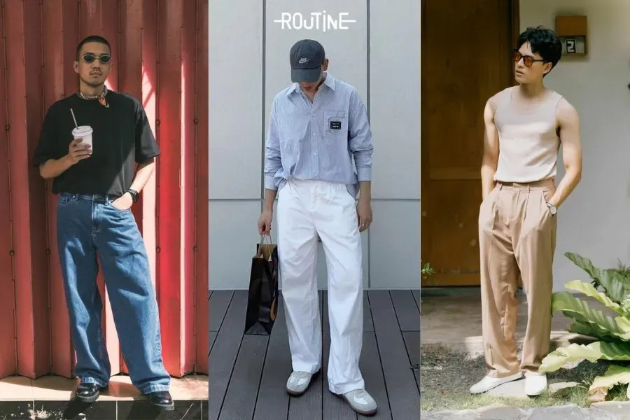 Phối đồ nam Hàn Quốc mặc hàng ngày cùng quần Kaki hoặc quần tây