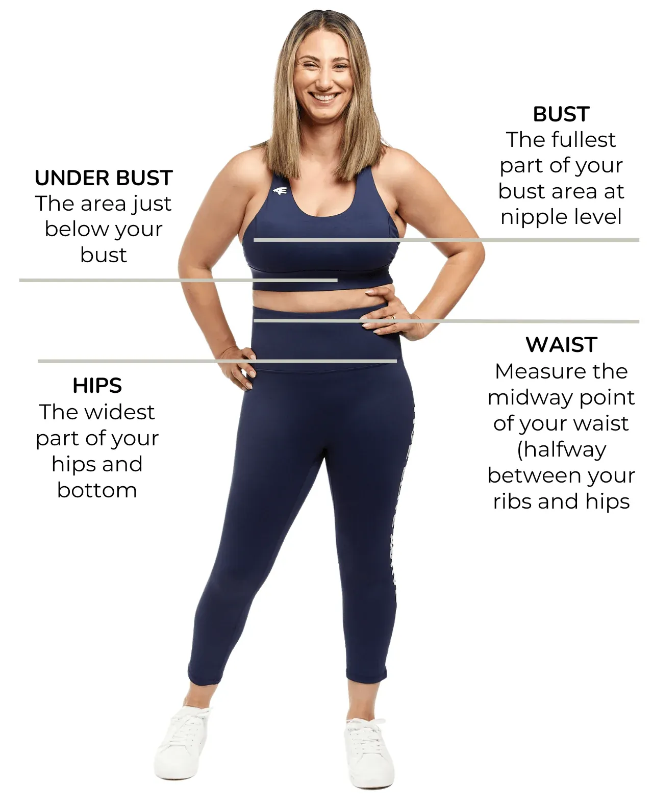 Hips trong thời trang là số đo vòng hông, chu vi phần rộng nhất của cơ thể tính từ eo xuống mông