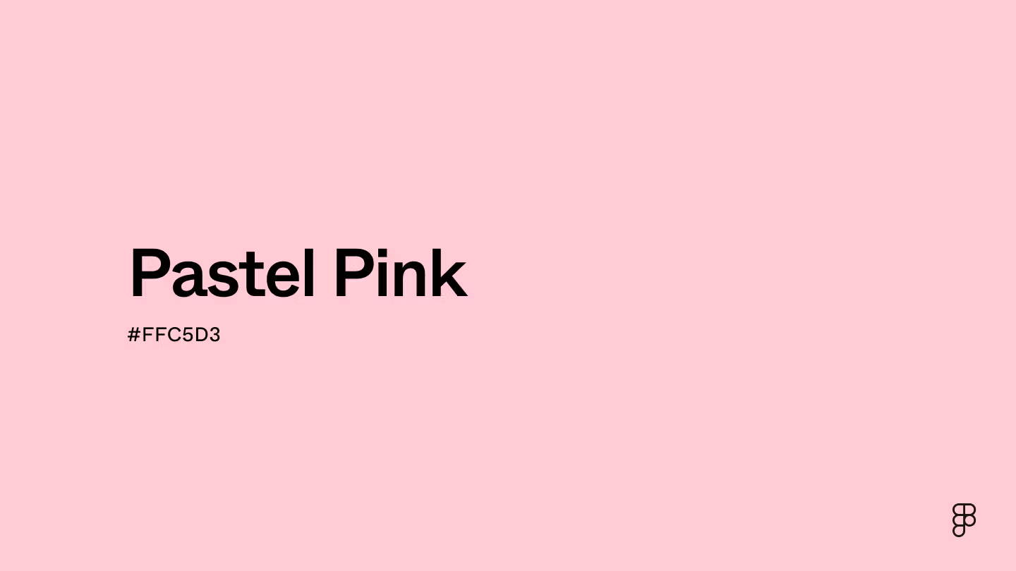 Màu hồng pastel là màu hồng nhạt, nhẹ nhàng, pha thêm nhiều trắng, tạo cảm giác dịu mắt và thanh lịch