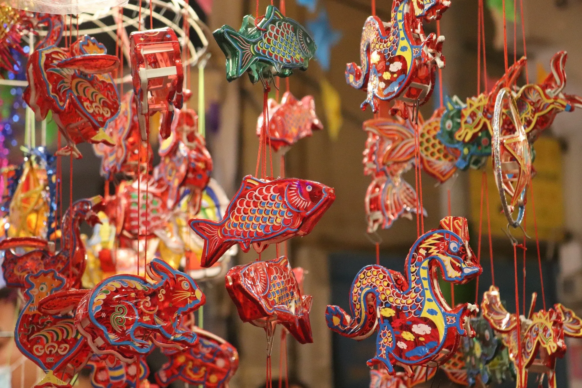 Lồng đèn là một trong những món đồ trang trí phổ biến vào Tết Trung thu (Nguồn: Internet)