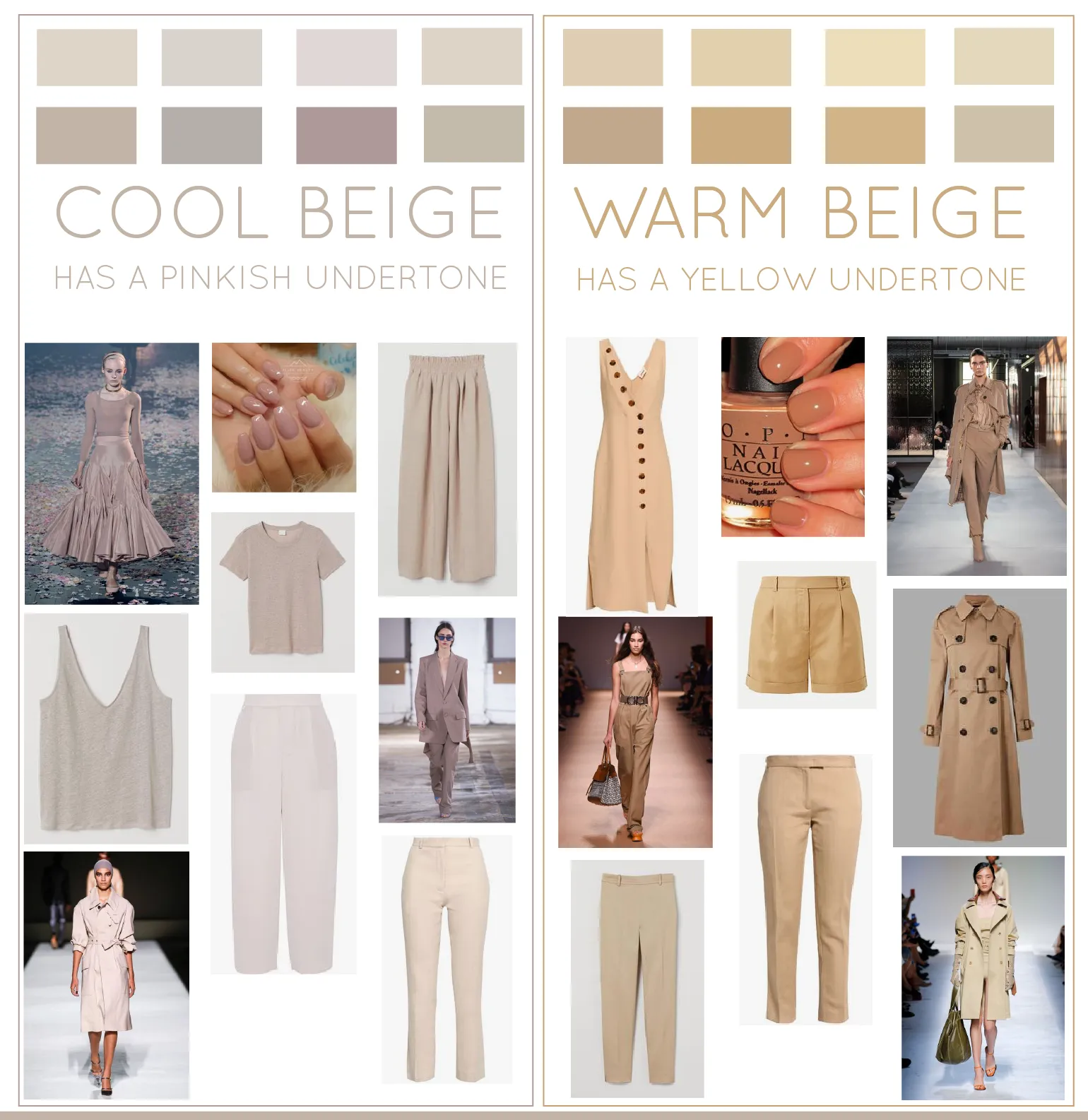 Màu be có nhiều sắc độ đa dạng (Nguồn: internet)