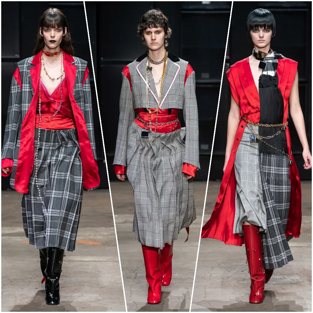 Màu đỏ tạo điểm nhấn thu hút cho tổng thể trang phục (Nguồn: Internet)