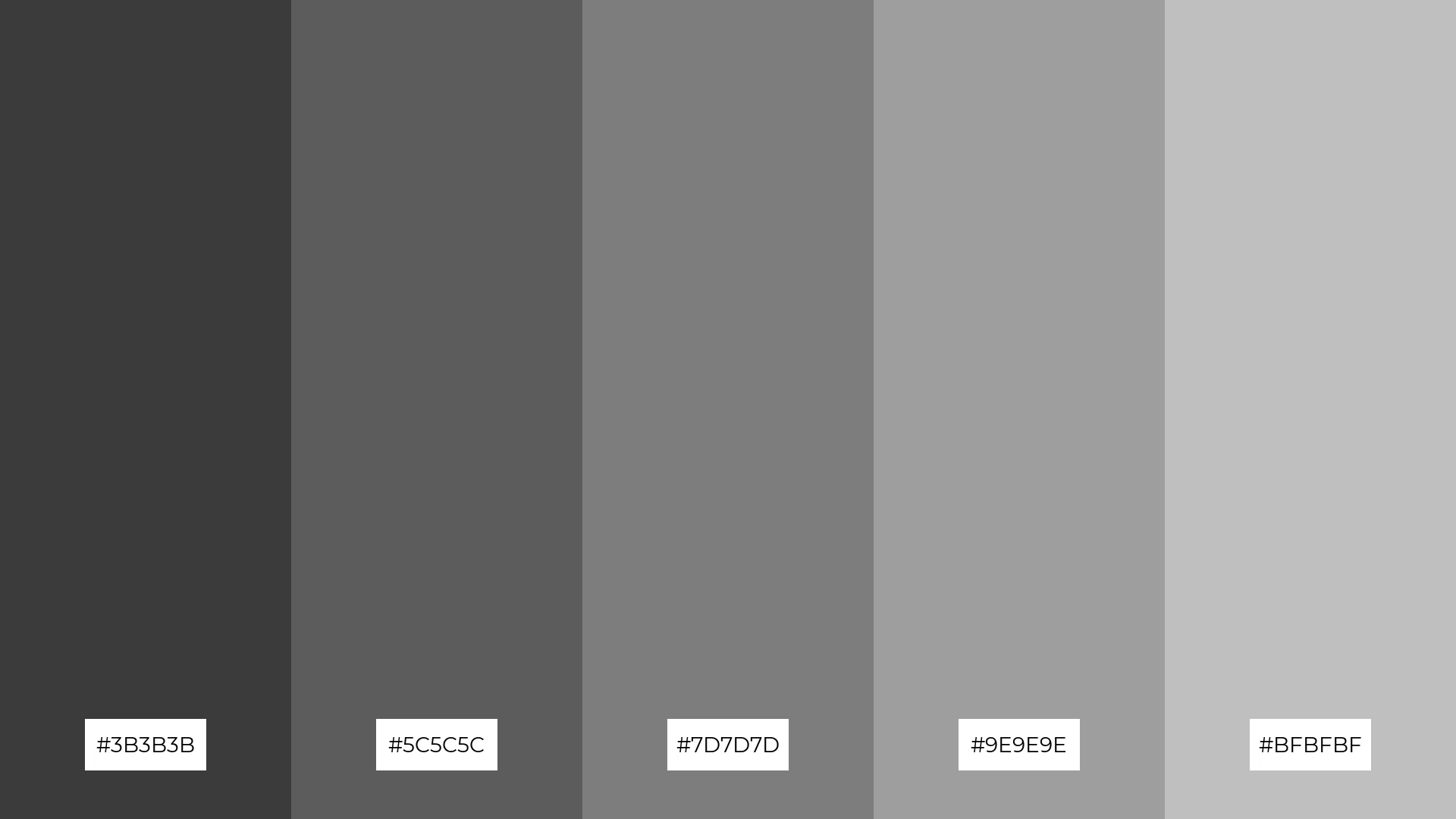 Màu ghi có đa dạng sắc thái khác nhau (Nguồn: Internet)