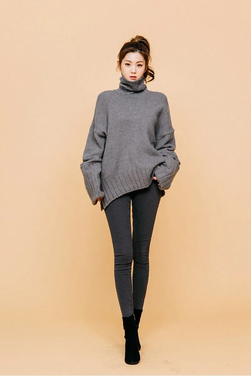 Mix quần legging và áo pullover tôn vóc dáng đôi chân thon dài (Nguồn: Internet)