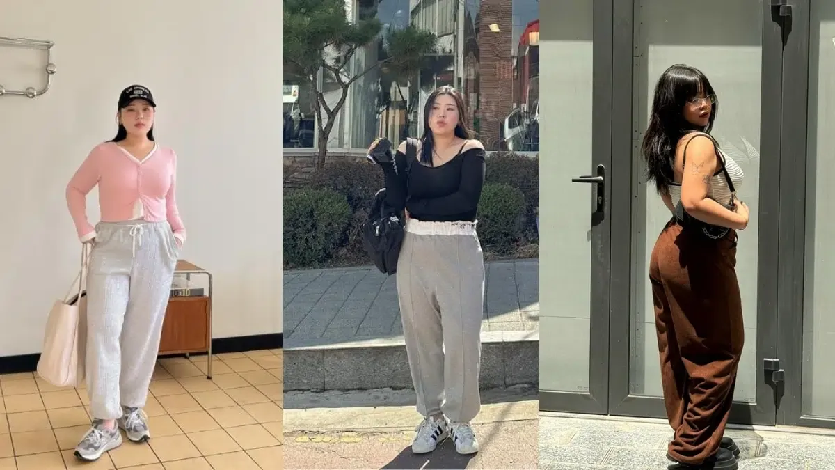 Quần jogger bo nhẹ ở gấu mang lại vẻ ngoài trẻ trung, thoải mái khi vận động