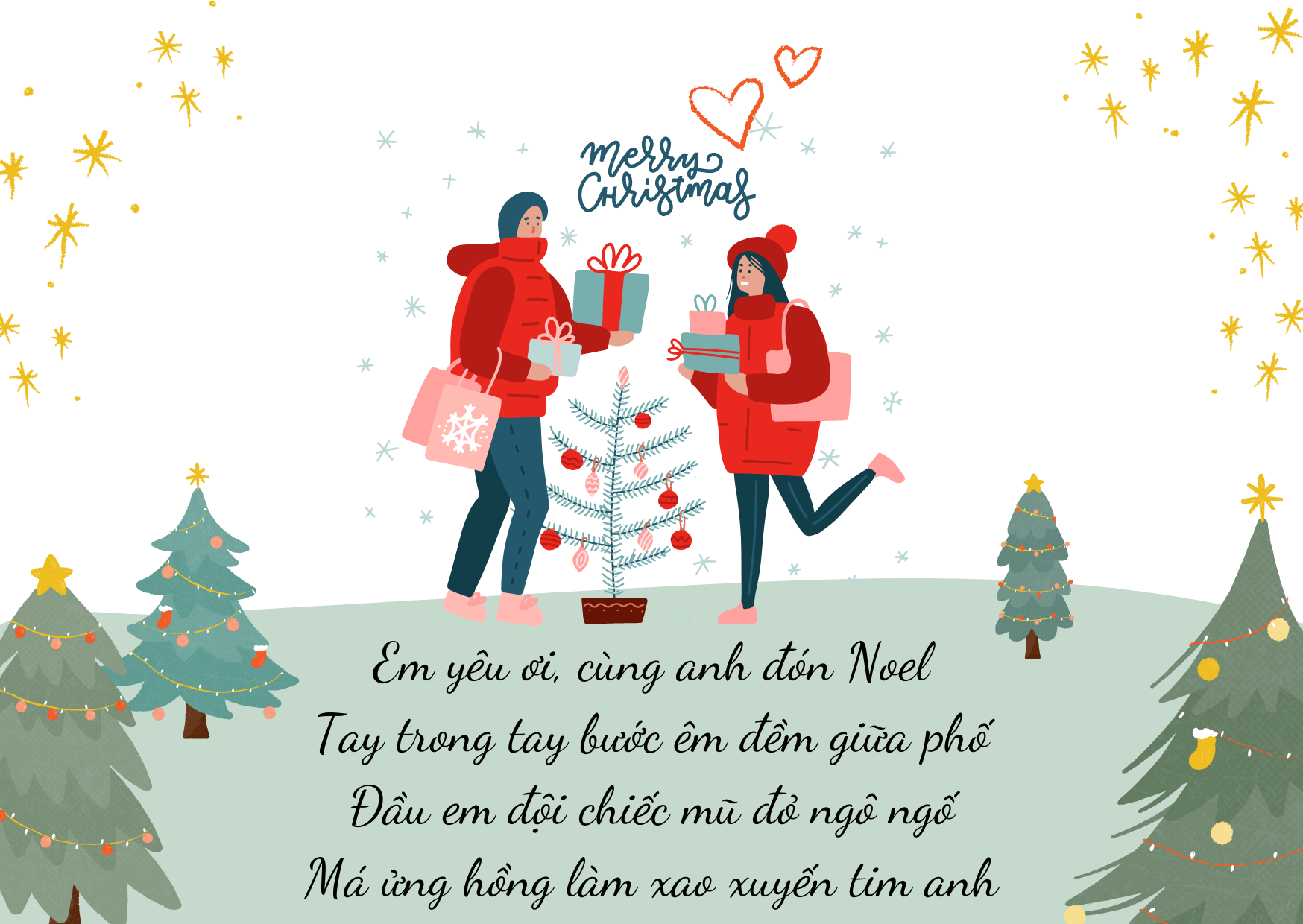 Những lời chúc Noel ý nghĩa giúp bạn gái vui vẻ cả ngày