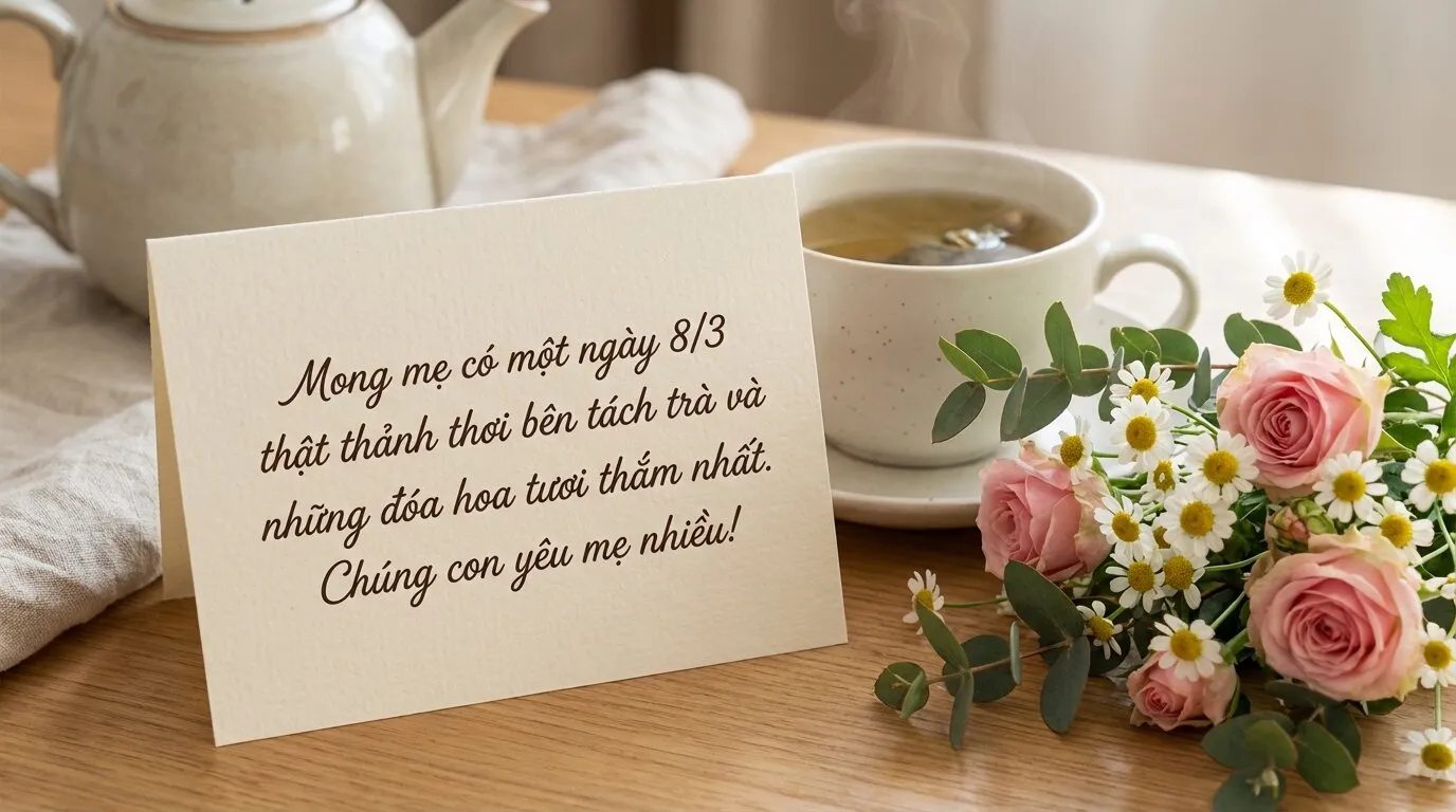 Những lời chúc ý nghĩa, giàu cảm xúc dành tặng mẹ
