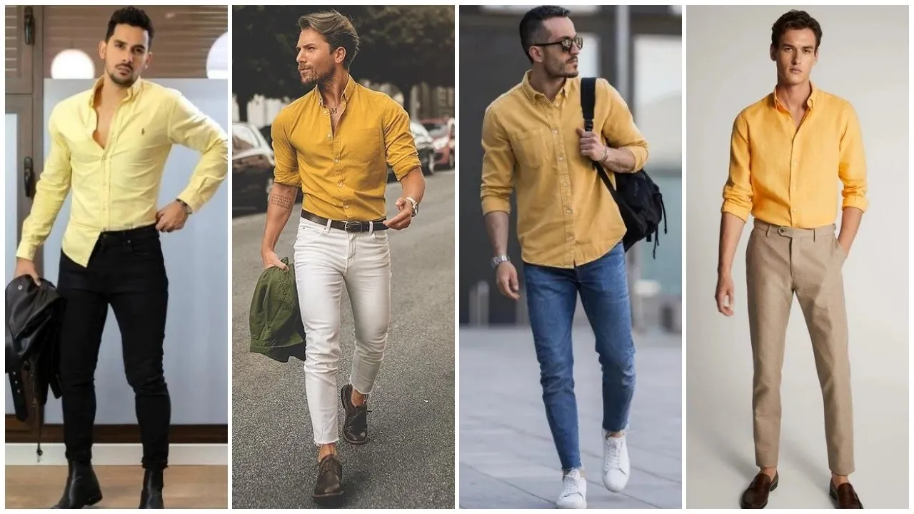 Outfit tone vàng nhạt nhẹ nhàng, tao nhã rất hợp với cung Cự Giải (Nguồn: Internet)