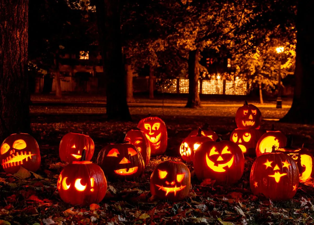 Những trái bí ngô được tạo hình đáng sợ là biểu tượng của lễ Halloween (Nguồn: Internet)