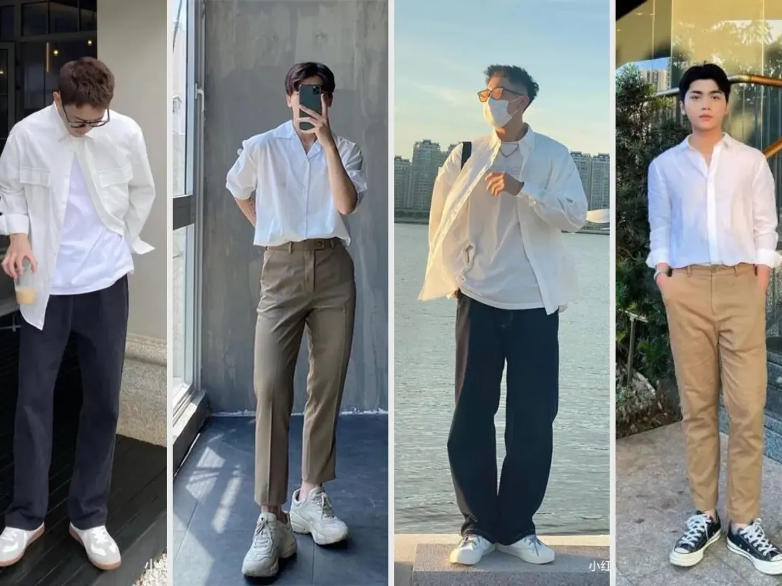 Outfit&nbsp;đơn giản nhưng chưa bao giờ hết&nbsp;hot&nbsp;là quần tây và áo sơ mi