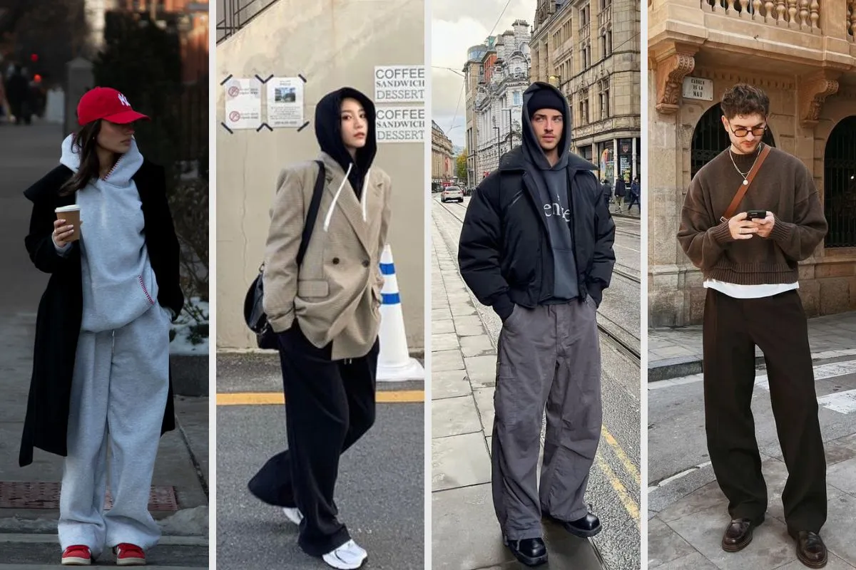 dễ dàng phối đồ đẹp cùng áo nỉ