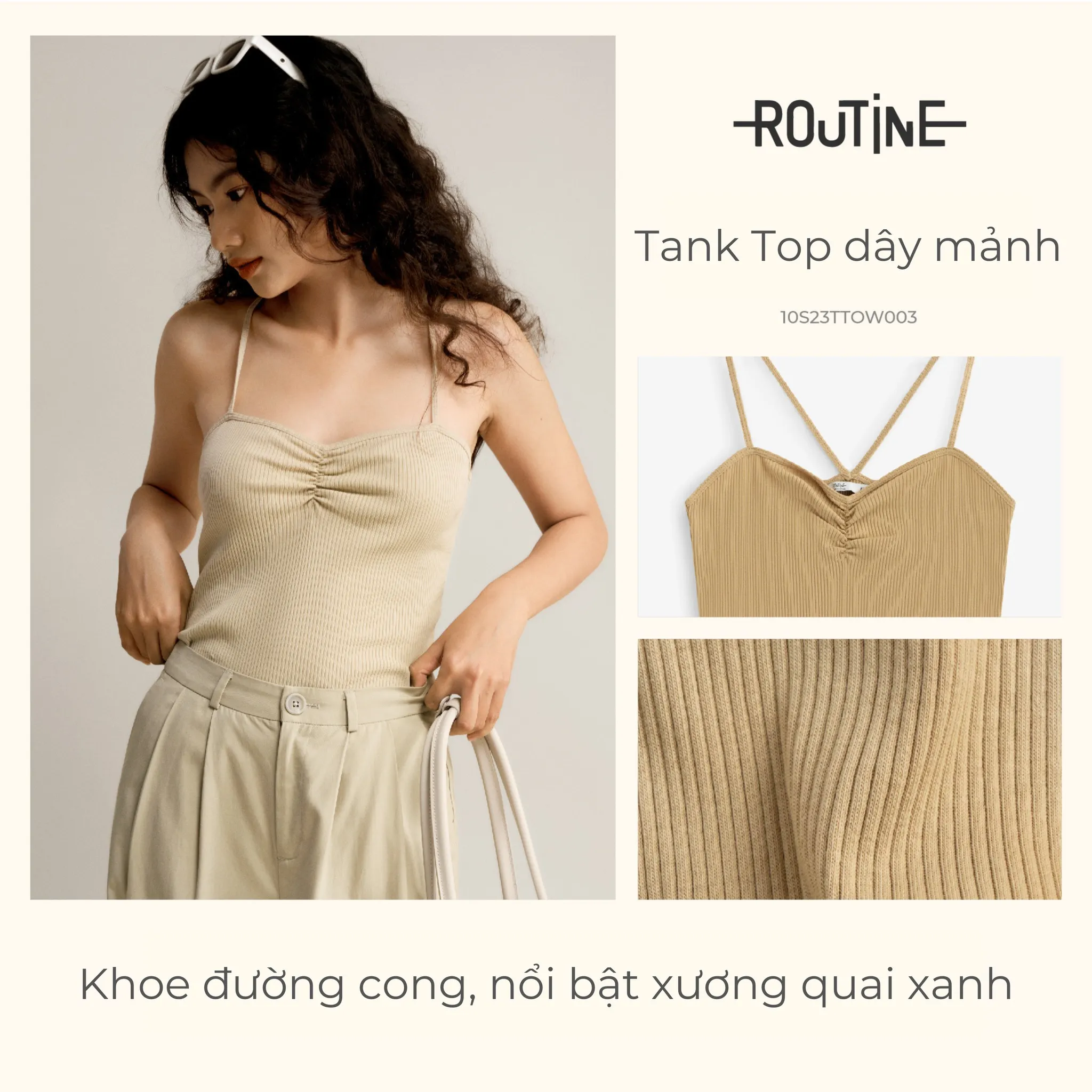 Thiết kế ôm sát với chi tiết nhún ngực tinh tế