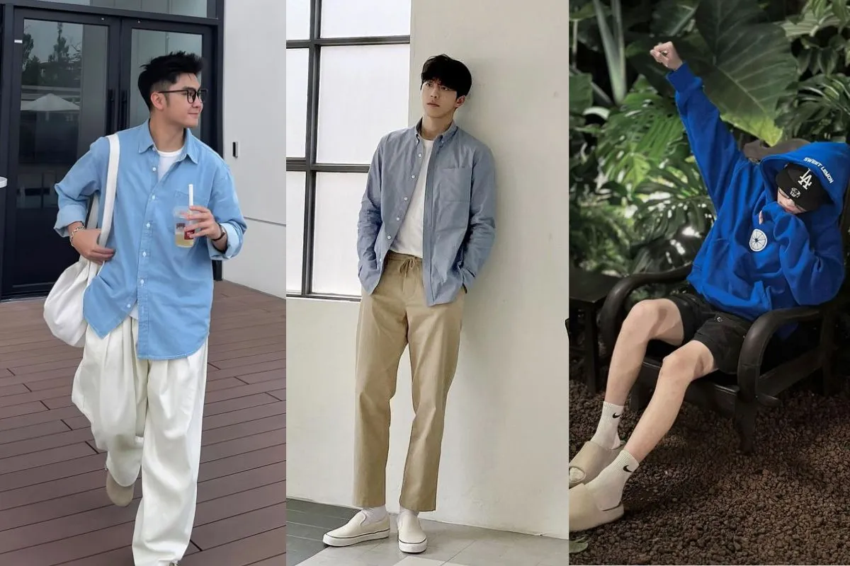 Gợi ý phối đồ màu xanh dương cho nam cực bảnh và trẻ trung