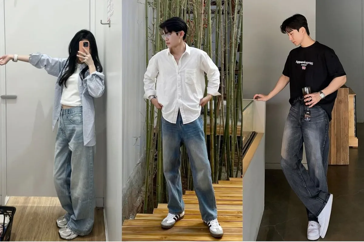 Phối đồ với giày thể thao sneaker cực chất