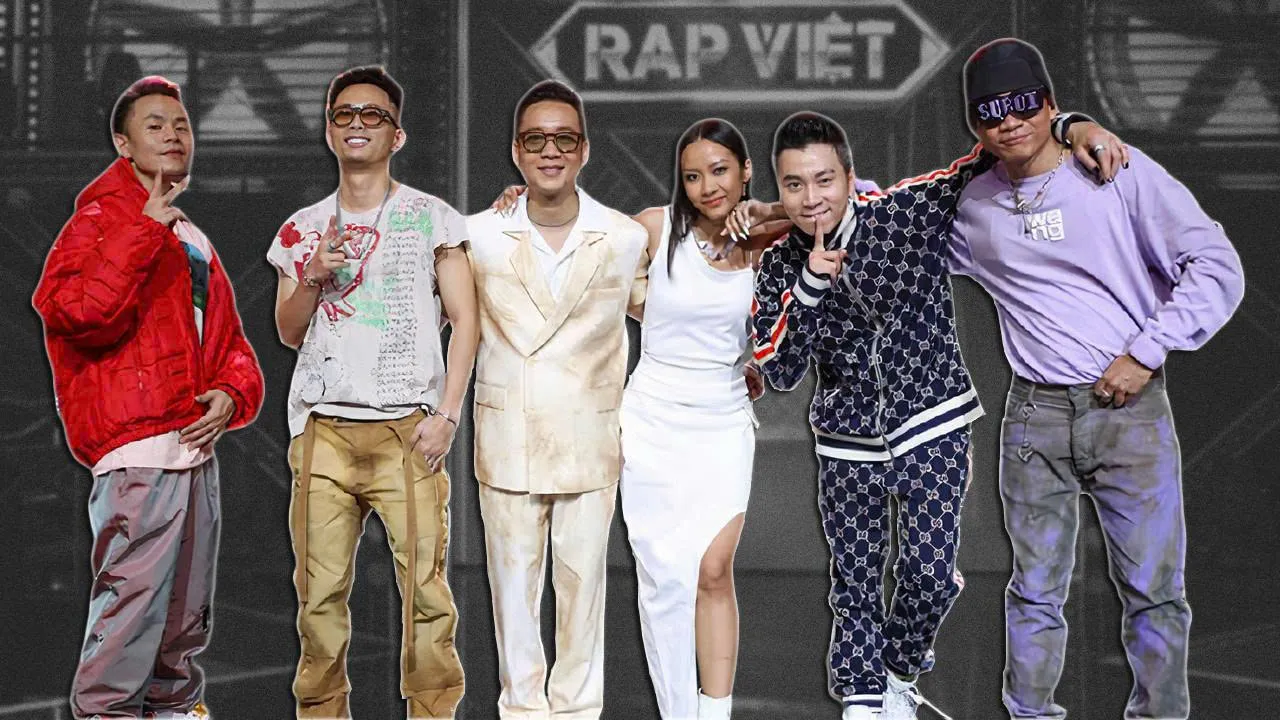 Phong cách thời trang hiphop cực cool trên sàn diễn Rap Việt tại Việt Nam (Nguồn: Rap Việt)