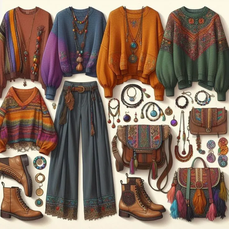 Phụ kiện đi cùng phong cách Hippie (Nguồn: Internet)
