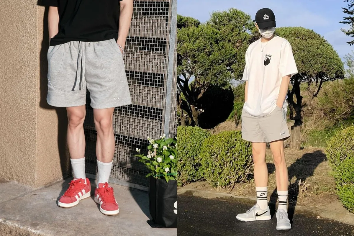 Quần short nam vải nỉ co giãn mềm mại (Nguồn: Internet)