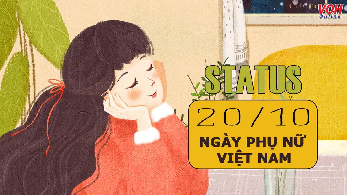 Status&nbsp;đăng mạng xã hội cảm&nbsp;ơn nhân ngày 20/10 (Nguồn: Internet)