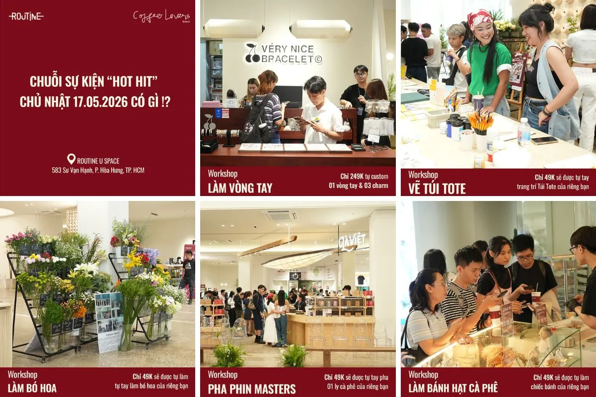 Chuỗi workshop sáng tạo mang đậm tinh thần lifestyle