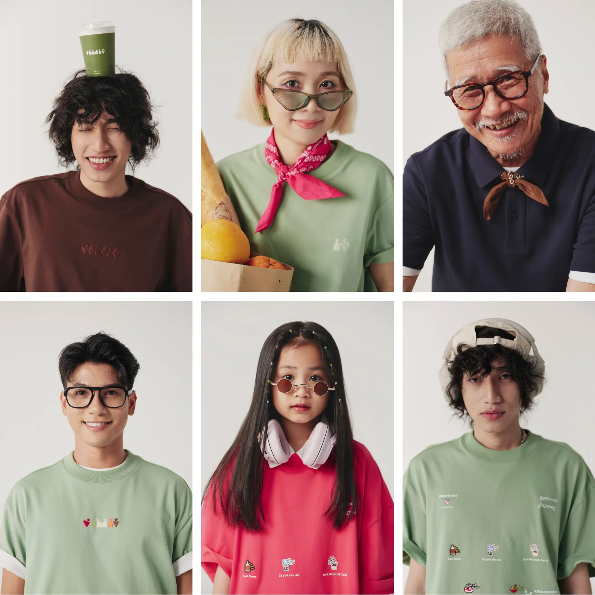 Bộ sưu tập Coffee Lovers Series 5 với những mẫu áo thun đa dạng màu sắc