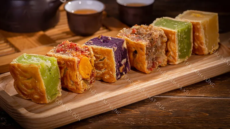 Set bánh trung thu Lâm Thủy đa dạng mùi vị (Nguồn: Internet)