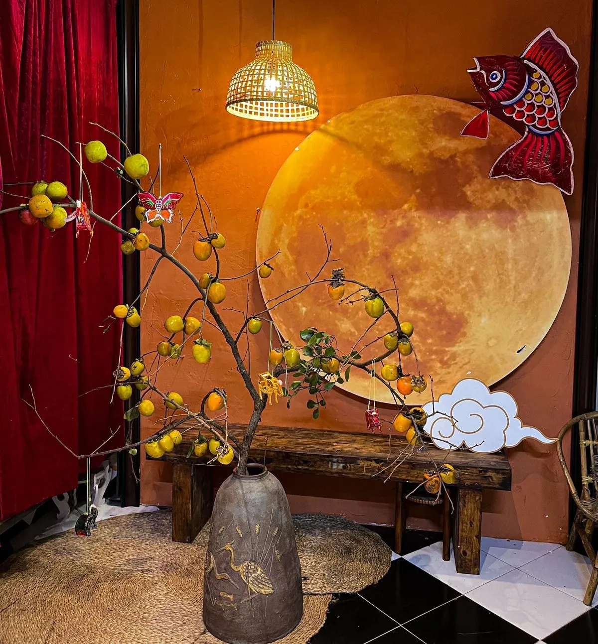 Tô điểm không gian sang trọng với mặt trăng vào dịp Tết Trung thu (Nguồn: Internet)