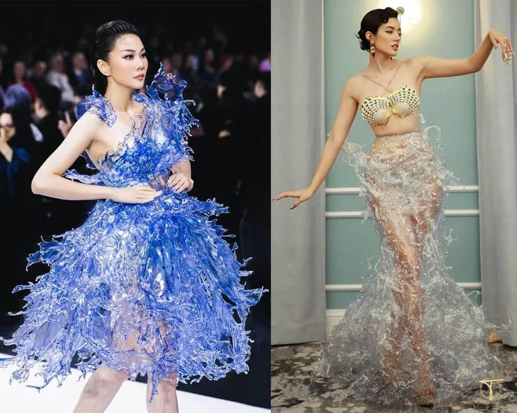 Thiết thế thời trang từ chai nhựa sáng tạo