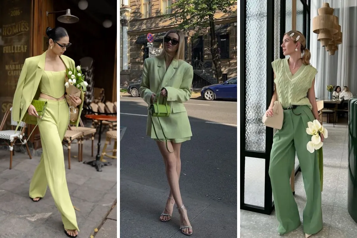 Sắc xanh bơ là gam màu pastel nhạt gợi nhớ đến trái bơ chín