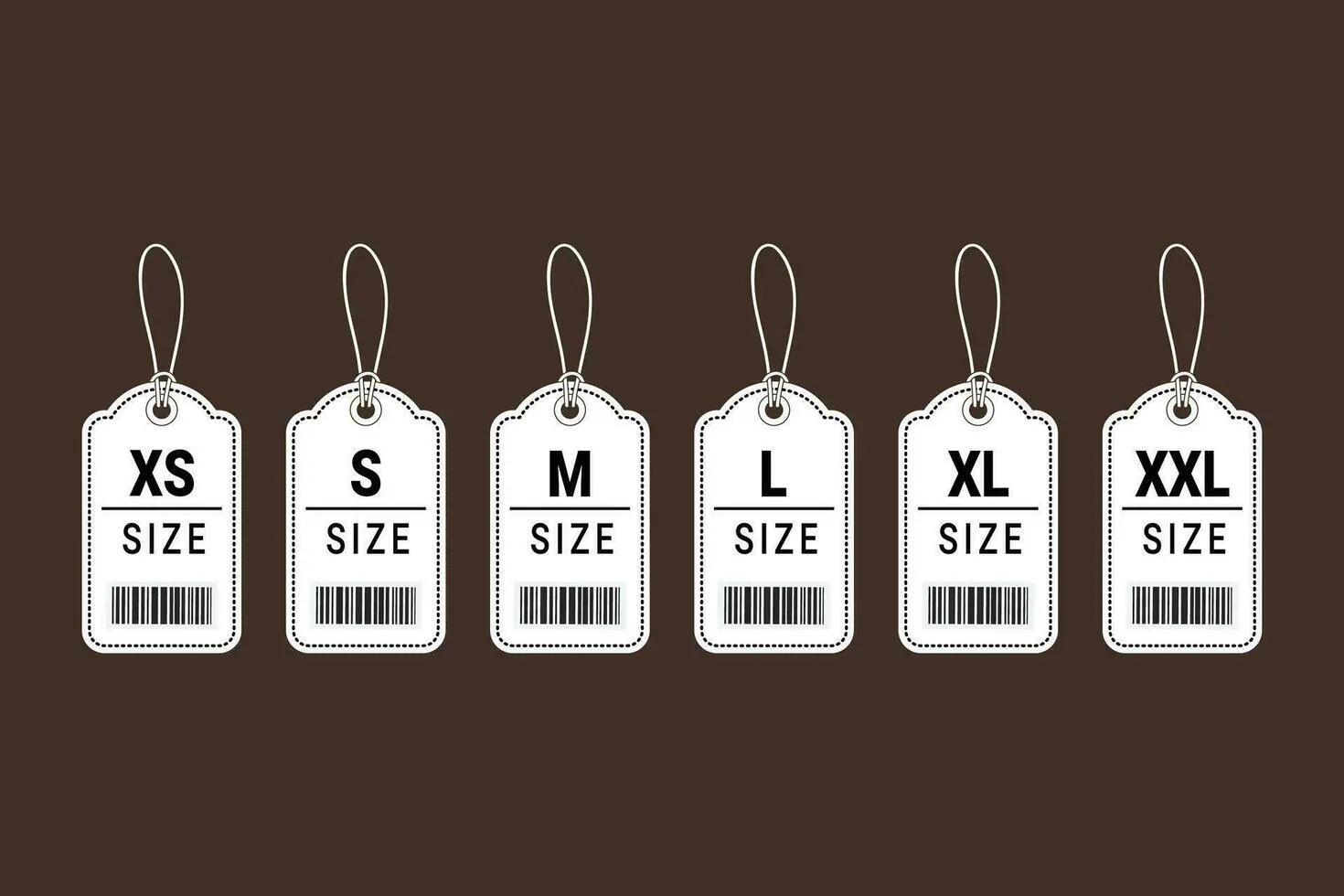 Bảng size S, M, L, XL là ký hiệu kích cỡ trang phục của thương hiệu (Nguồn: Internet)